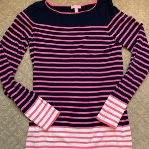 Lilly Pulitzer Maria Boatneck Striped Sweater